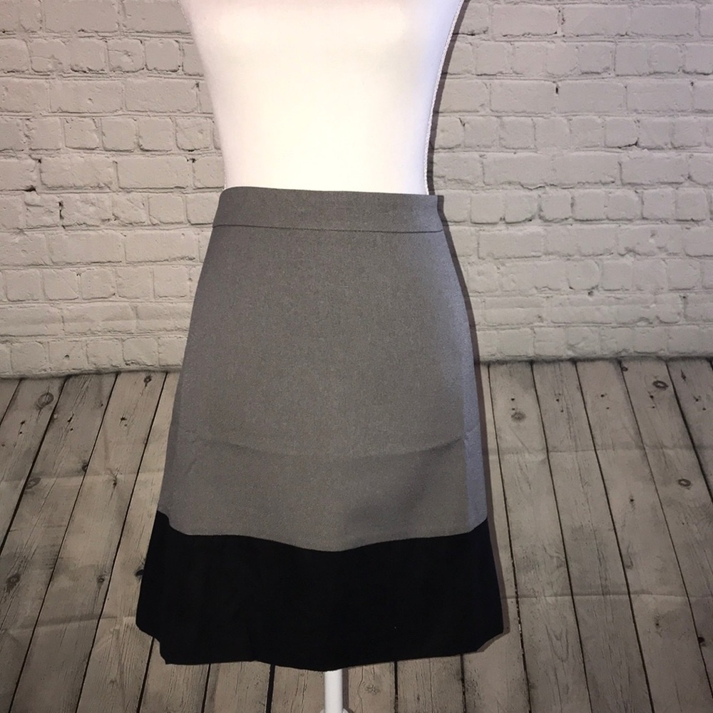 Loft Color Block Aline Skirt
